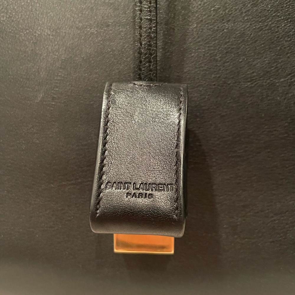 Saint Laurent Carryall Sac De Jour Leather Satchel - Picture 6 of 13